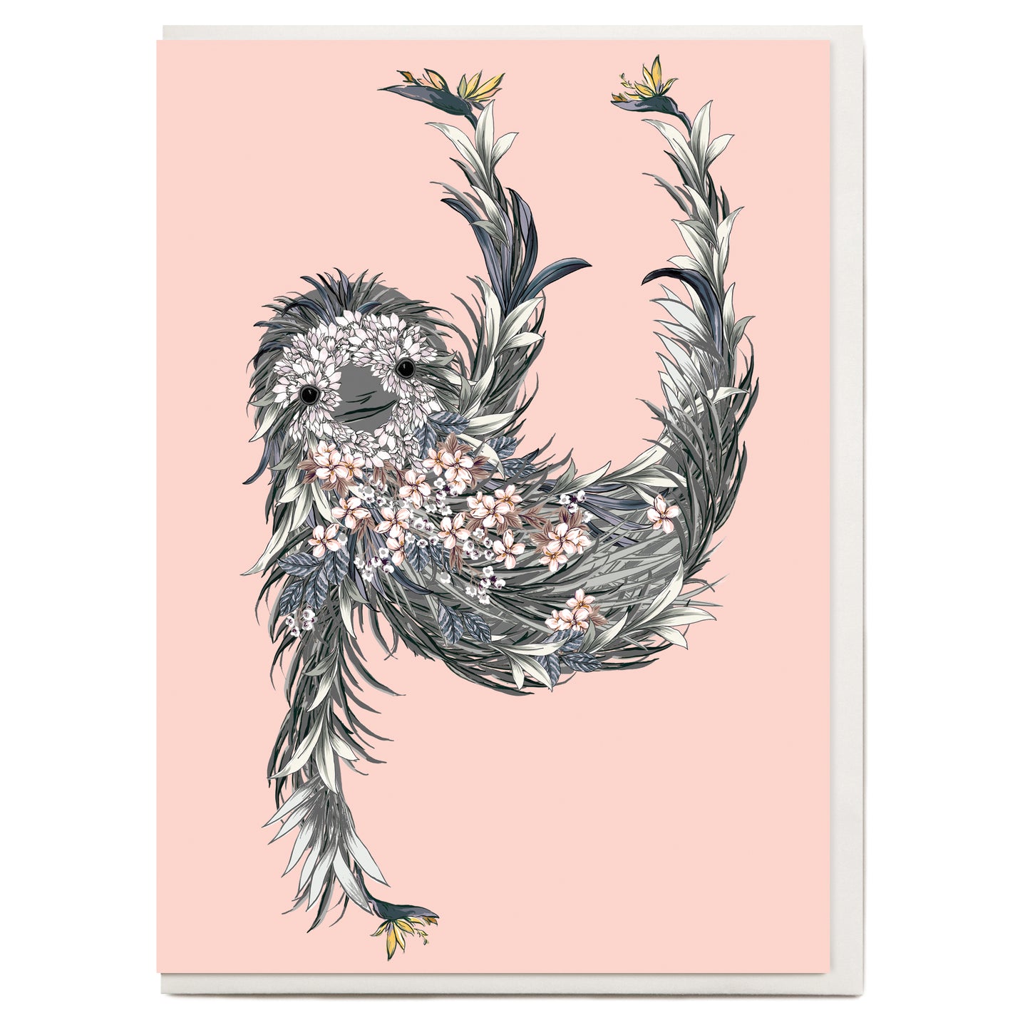 Sloth Greeting Card