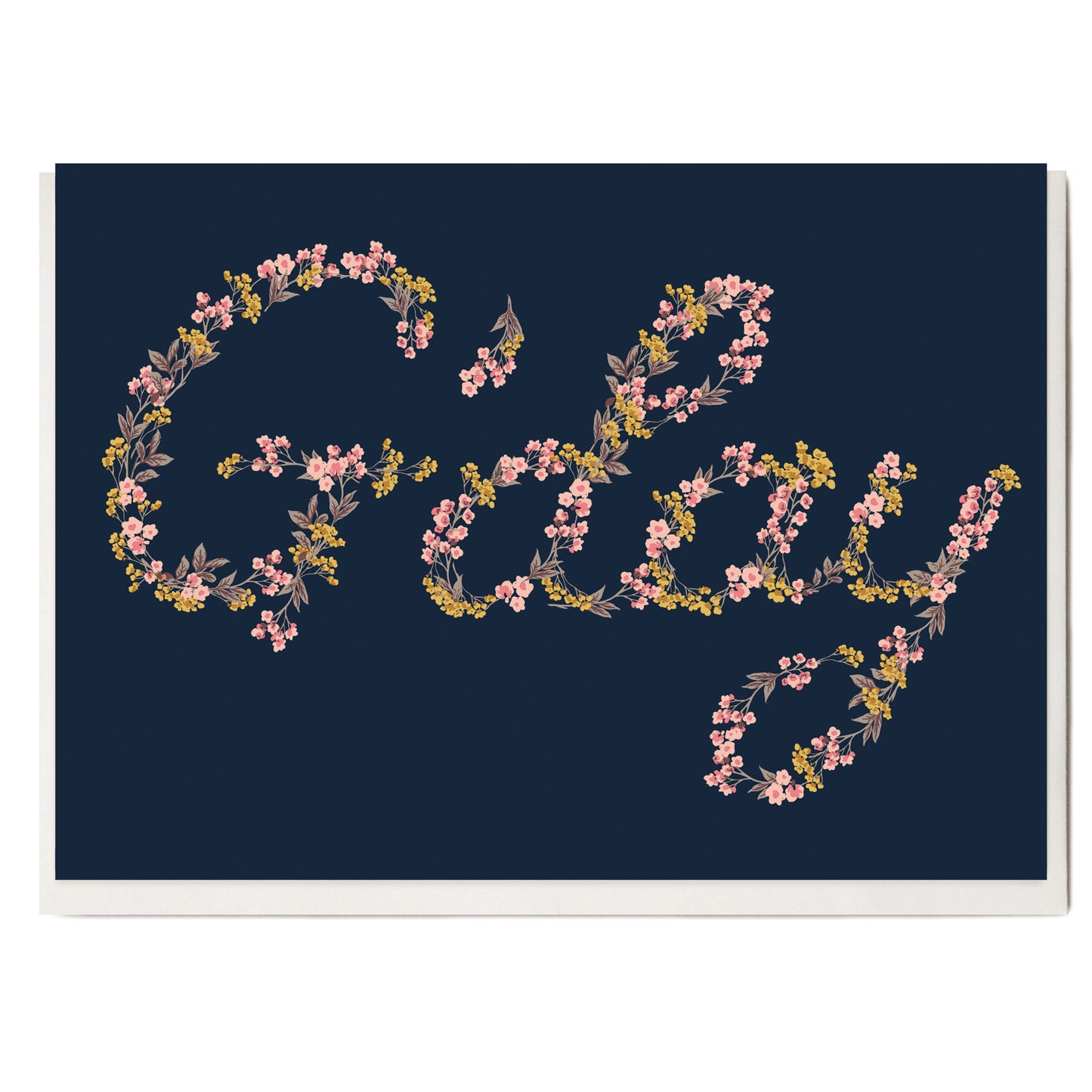 'G'day' Floral Greeting Card