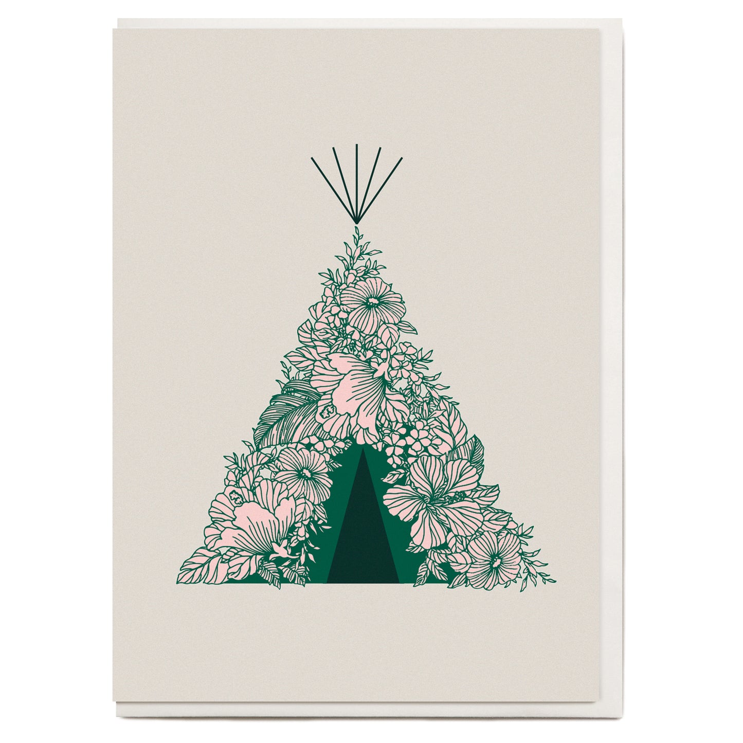Tee Pee Greeting Card