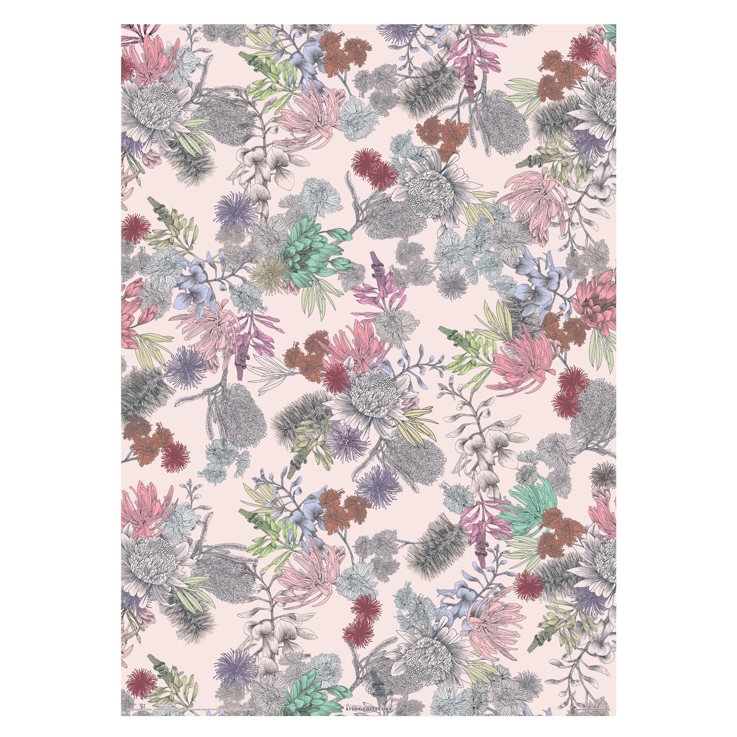 Australian Native Gift Wrap Sheet