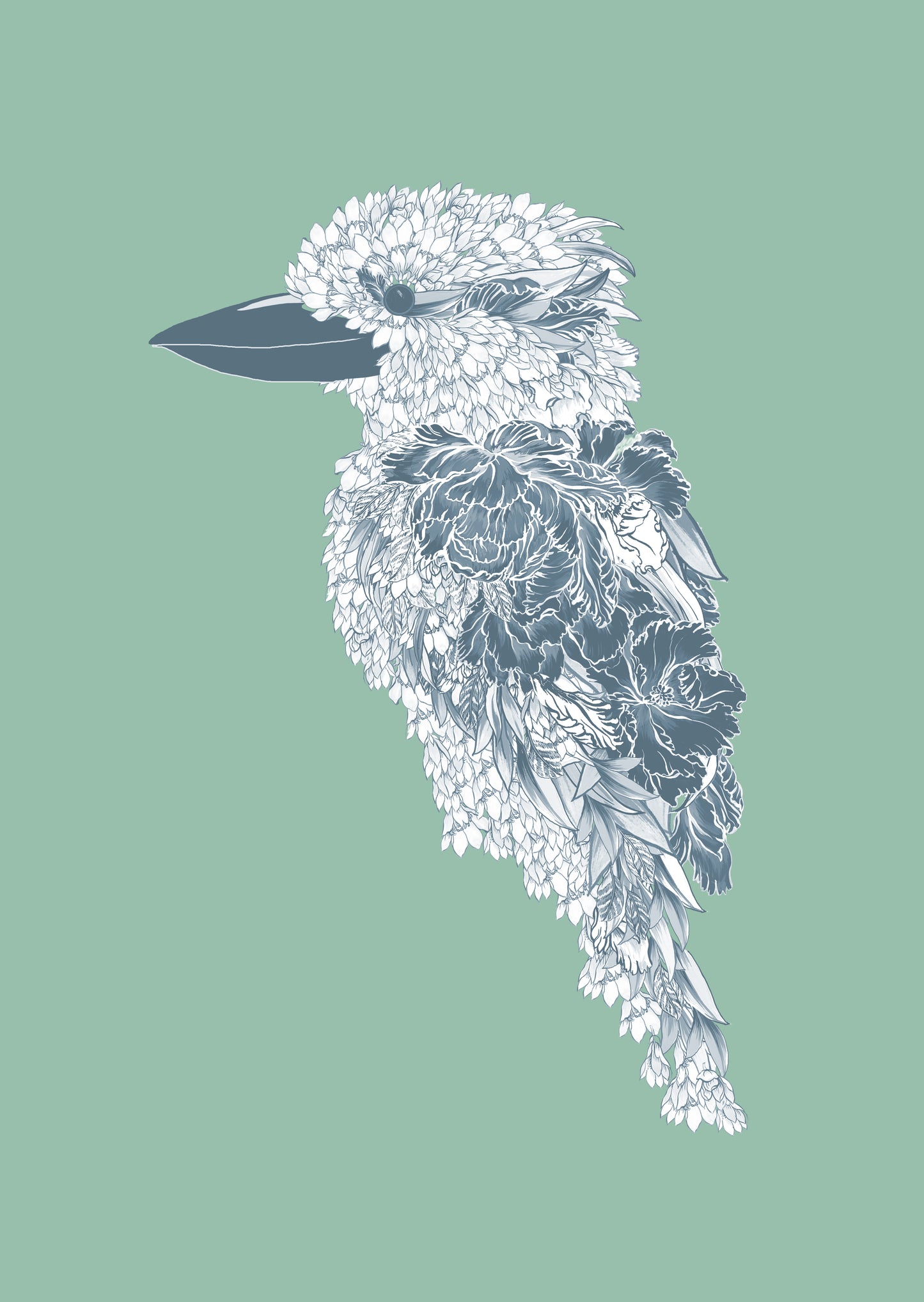 Kookaburra green