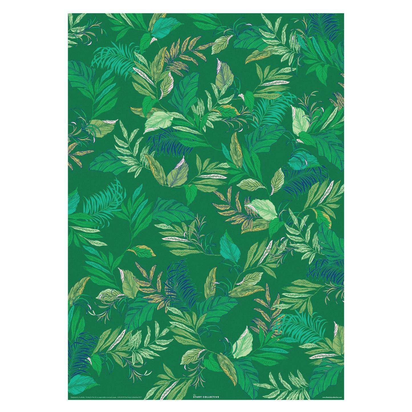 Tropical Leaf Gift Wrap Sheet