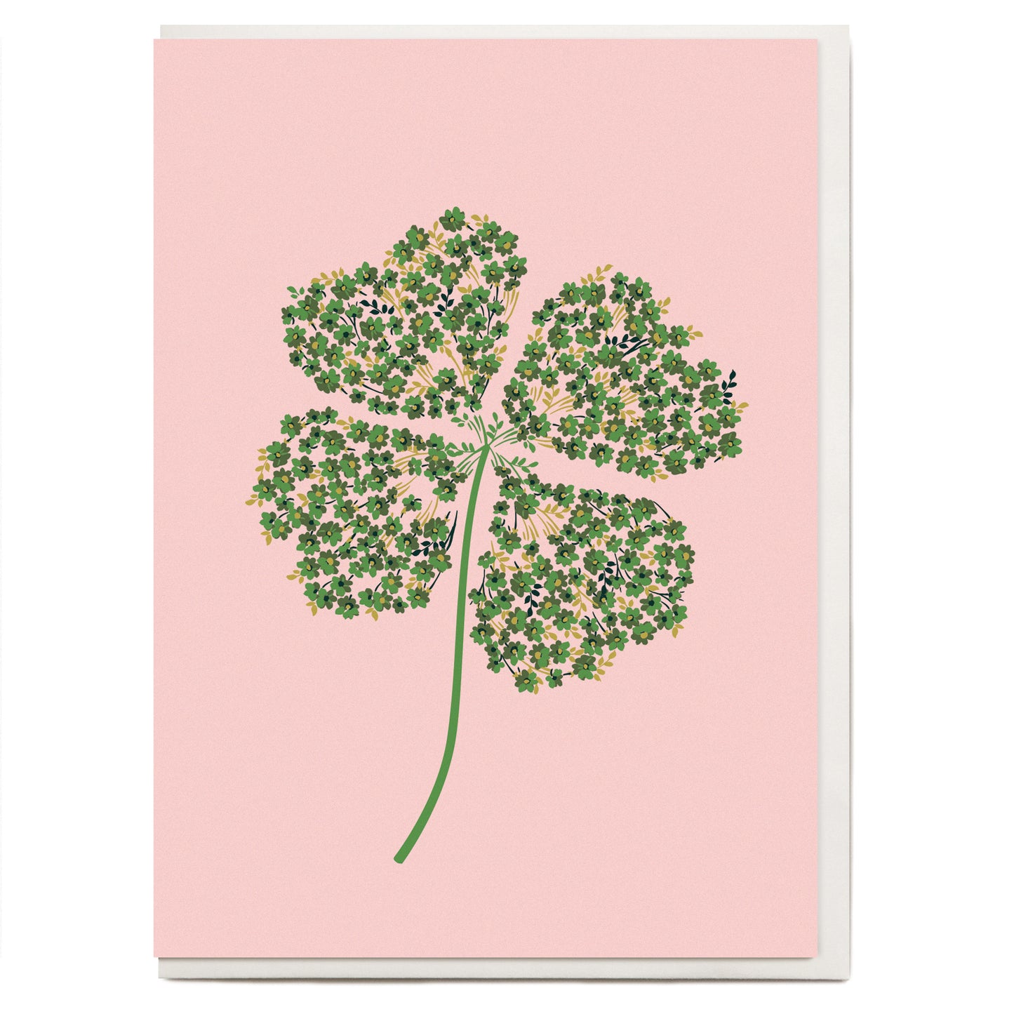 Four Leaf Clover Greeting Card